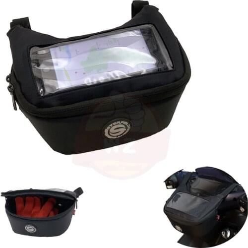 Moto scooter waterproof bag motorcycle mobile phone navigation frame adapter navigation bag front bag