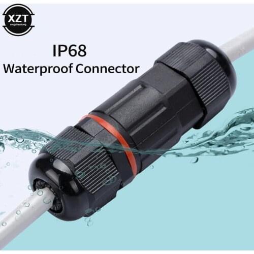 IP68 Waterproof Connector 2/3 Pin Electrical Terminal Adapter Wire Cable Connector Screw and Soldering connector for LED Light