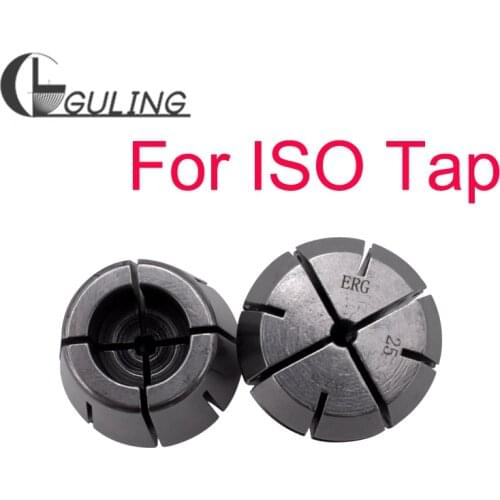 GULING CNC ERG 16 20 25 32 High Precision Front Round Rear Collet Tapping Chuck Tap Rigid Lock Spring Collet Chuck For ISO Tap