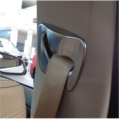 ABS Interior Decorative Seat Safety Belt Cover Trim For BMW X3 5 Series f10 520 525 2011-2017 Car Accessories