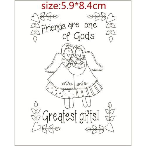 Girl Transparent Silicone Clear Rubber Stamp Sheet Cling Scrapbooking DIY Cute Pattern Photo Album Paper Card Decor Stamp