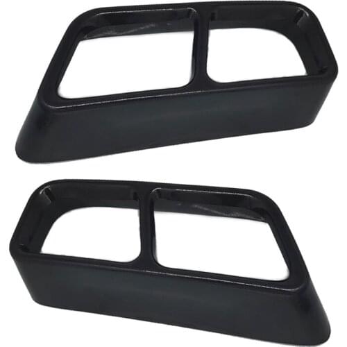 Car Rear Exhaust Muffler Pipe Cover Stainless Steel Tail Throat Vent Decoration for Cadillac XT5 XT4 2016-2019