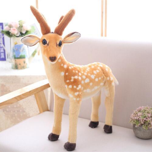 Simulation Sika Deer Plush baby Toy Lovely Stuffed Animal Doll Kids Baby Birthday Gift Home Decoration toys for children 0nsale