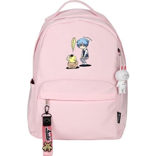 Assassination Classroom Cartoon School Bags Girls Shoulder Bags Korosensei Bookbag Small Travel Bagpack Kawaii Women Backpack