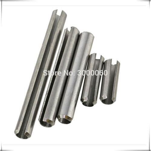 M3 M4 Stainless Steel 304 A2 DIN1481 Slotted Spring Pins 200pcs/lot