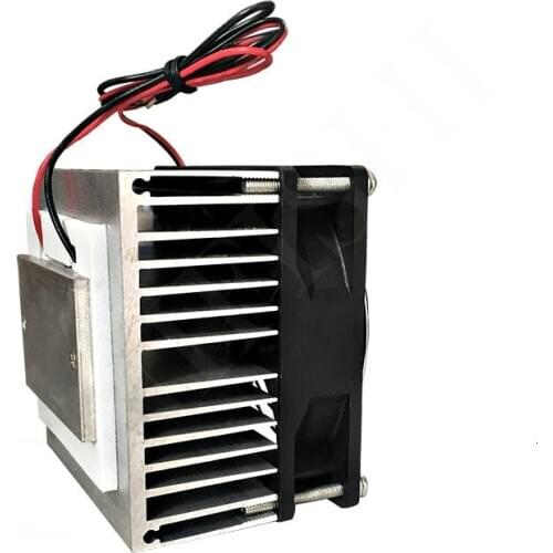 Small cooling system of semiconductor chiller 12 V electronic chiller plate self-made air cooling module XD-7081 60-72W