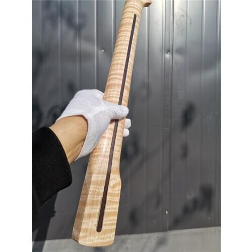 New flam tiger Electric guitar neck 21 fret 25.5'' maple made and maple Guitar Fretboard #36