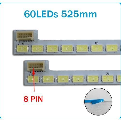 New 60LEDs 525mm LED backlight strip bar for TV LG Innotek 42Inch 7030PKG 60ea Rev0.2 type