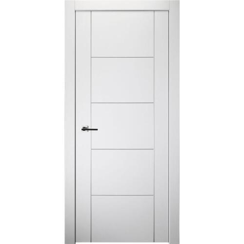 New design contemporary solid wooden door lacquered enamel modern interior door slab H1902