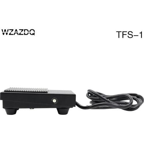 WZAZDQ Foot switch TFS-1 foot step moves from reset line with 2 m foot switch controller