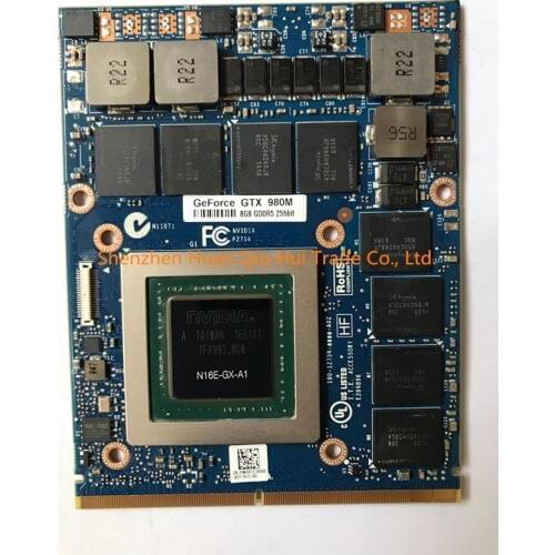 Buy it buy it !! GTX980M Graphics GPU Card N16E-GX-A1 8GB GDDR5 For Alienware Clevo GTX980 Video Card GPU Replacement GTX 980 M