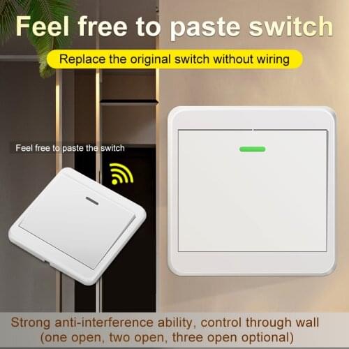 433MHz radio frequency remote control switch AC110 volt 220 volt bulb LED bulb wireless switch corridor indoor home household sw