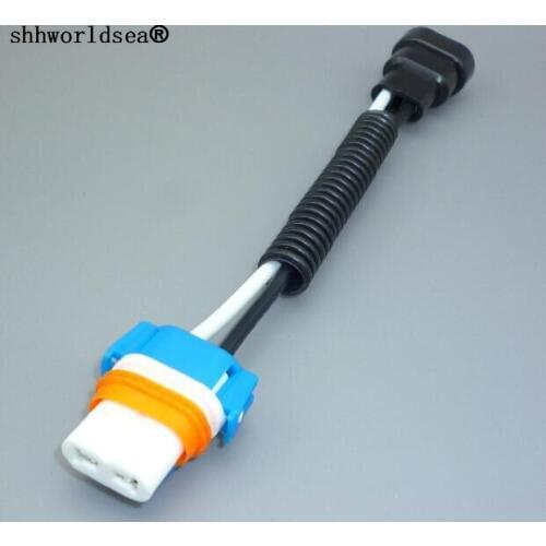 Shhworldsea Excellent heat resistance ceramic HB4 bulb connector male female 9006 socket Easy DIY installation 9006 connector