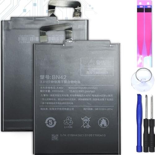 Internal battery for Xiaomi Redmi 4, Mpn Original: Bn42