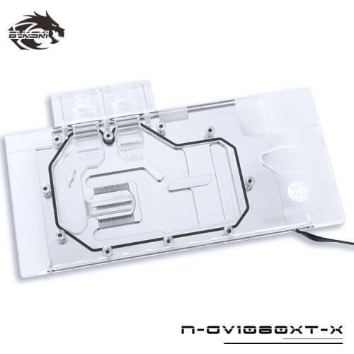 BYKSKI Water Block use for GIGABYTE GTX1080 Xtreme GAMING/N-GV1080XT-X/GTX1070 Xtreme/GTX1070Ti /Full Cover Copper Block RGB