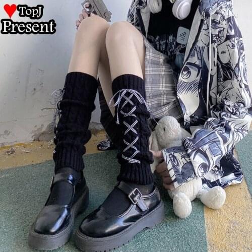 Women girl cow Print leg warmers Women Knee warmer Leg Warmers Winter Slim Gothic Hip-hop Punk Rock Socks Stocking cover
