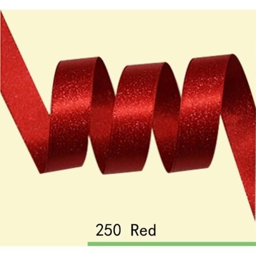 1/4" inch(6mm) double face satin ribbon with purl silver 14 colors in stock