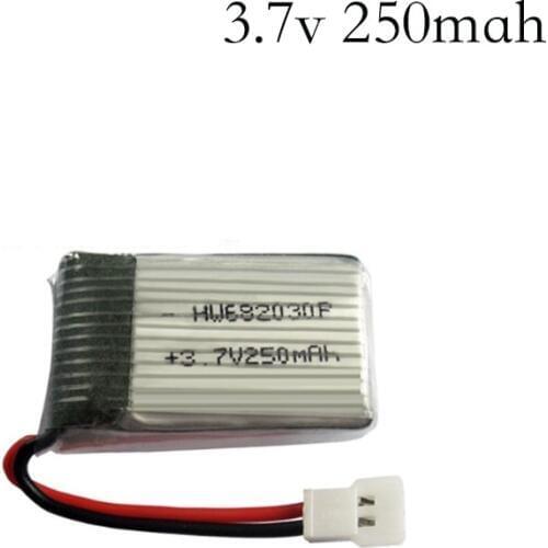 3.7V 250mAh 20c Lipo Battery For X11C Remote Control Aircraft Accessories 3.7 V 250mAH 20C discharge 3.7v Li-po batteries 682030