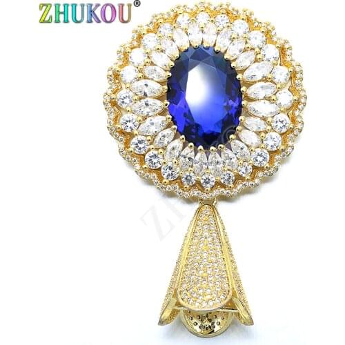35*57mm High Quality Brass Cubic Zirconia Tassel Caps Pendant Connector Diy Jewlery Findings, Mixed Color, Model:VM23