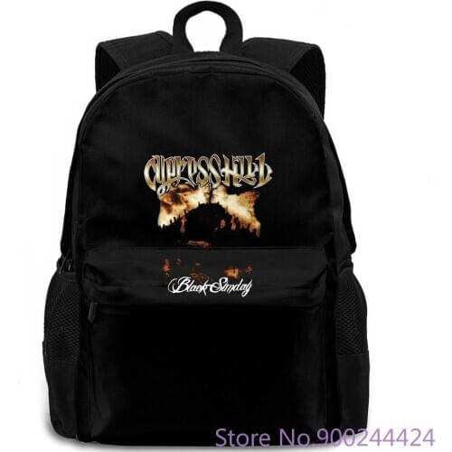 Authentic CYPRESS HILL Black Sunday Album Cover Slim-Fit S-3XL NEW Casual Male Pattern backpack