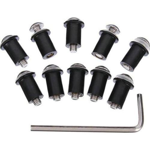 10pcs Motorcycle fairing windscreen Bolts Screw Windshield screws bolt for HONDA for SUZUKI for Kawasaki for Yamaha 10pcs