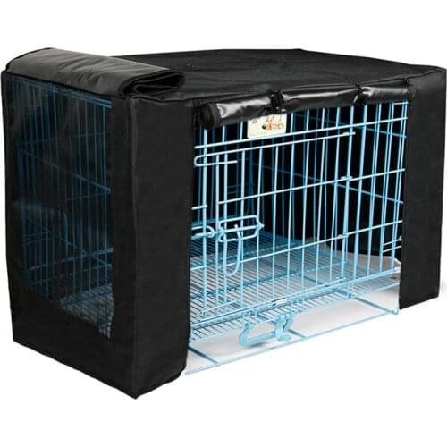 Dog Crate Cover Durable Windproof Kennel Cover For Pet Heavy Duty Oxford Fabric 78*50*53cm Pet Breathable Anti-mosquito Cloth