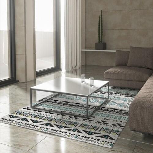 Home Decoration Vintage Thicken Furry Carpet Plain Stripes Home Floor Protection Rug In Living Room Long Sofasanti Slip Unfading