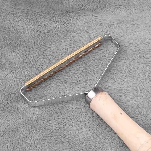 Epilator Sweater Clothes Shaver Fabric Clothes Sweater Lint Removers Manual Portable Wooden Lint Trimmer Comb Shaver