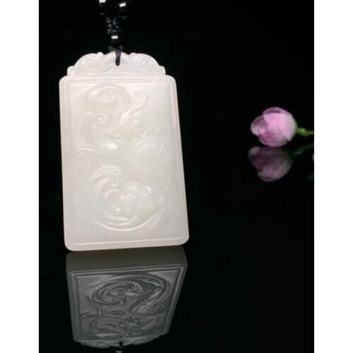 Exquisite Hetian Jade Pendant h10