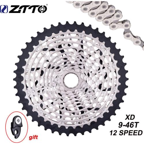 ZTTO MTB mountain Bike Ultimate 12 Speed 9-46T ULT Cassette 12S 46t XD K7 HG Freewheel Ultralight Cassette Current 12v Sprocket