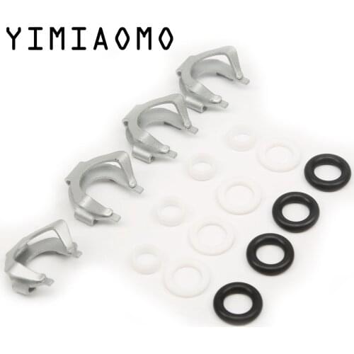 For Audi A1 A3 VW Jetta Polo Caddy Skoda Fabia Octavia Rapid Seat Altea Leon Fuel Injector O-Ring Seal Kit 03H198149 95511091000