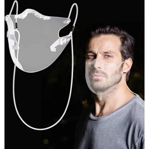 Kitchen Transparent Anti-Splash Oil Full Face Shield Mask Head-mounted Droplets-proof Empty Top Protective Hat Cooking Tools