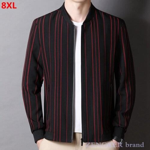 Big size jacket mens loose jacket extra large size mens spring and autumn thin mens casual jacket outerwear oversized