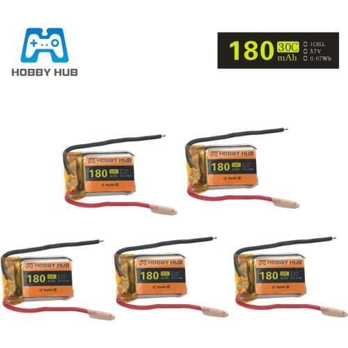 5pcs 3.7V 180mAh Lipo battery for Syma S105 S107 S107G S109 S026 S026G S111G S107N For RC toys Li-Po Battery Helicopter Part
