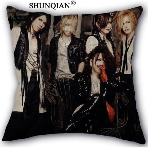 Gazette uruha Pillow Cover Custom Cotton Linen Decorative Pillows Covers Case For Textiles Chair 45x45cm one side A1017