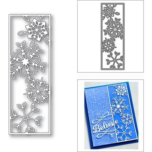 New Various Snowflakes Border 2020 Metal Cutting Dies for DIY Scrapbooking and Card Making Decorative Embossing Craft No Stamps