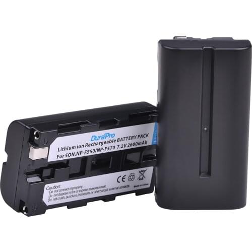 NP-F550 2600mAh NP F550 NPF550 Rechargeable Li-ion battery (2600mAh) for Sony NP-F330 NP-F530 NP-F570 NP-F730 NP-F750 Hi-8