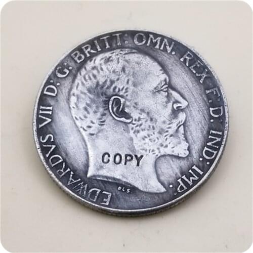 Rare 1905 United Kingdom 1 Florin - Edward VII COPY COIN FREE SHIPPING