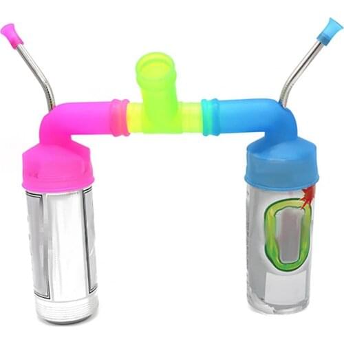 Three Way Pipe Portable Lightweight Professional Water Pipe Connector Three-dimensional 3 Way Hose Tube for Party Three Way Pipe