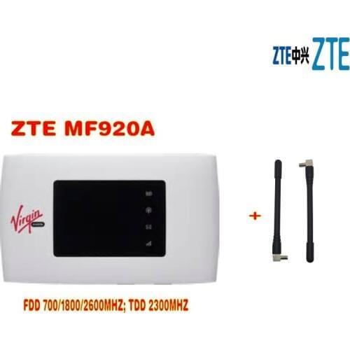 NEW Mobile Broadband 4G Router Wifi Modem ZTE MF920A Plus 2pcs antenna
