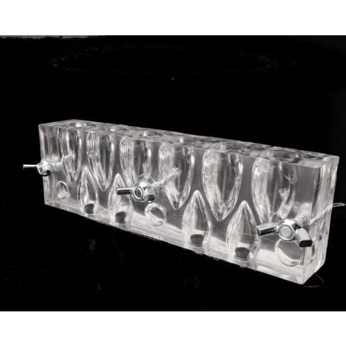 1 piece incense cone mould 10 holes acrylic transparent tower incense mould DIY tools and crafts