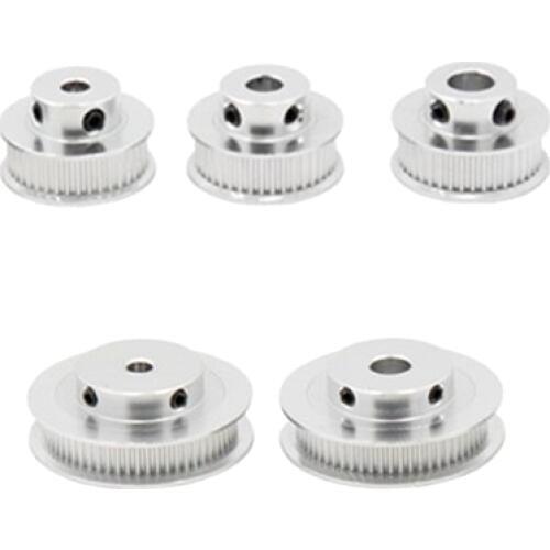10Pcs Aluminum GT2 7mm Width 28 Tooth Teeth 2GT Timing Drive Pulley Pully Wheels Gear For 3D Printer Bore=4mm/5mm/6mm/6.35mm/8mm