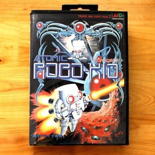 Atomic Rogo-Kid 16 Bit SEGA MD Game Card With Retail Box For Sega Mega Drive For Genesis