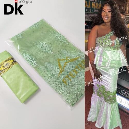 2.5+ 2.5 Yard Sepcial Price Collocation Tulle Net Lace With Bazin Riche Gextczer For Sewing Guipure Embroidered Wedding Dress