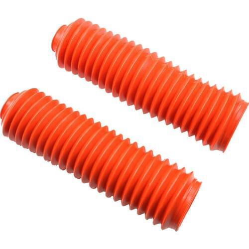 35mm Fork Motorbike Red Rubber Boot Dust Jacket Cover For Honda Dirt Off Bike