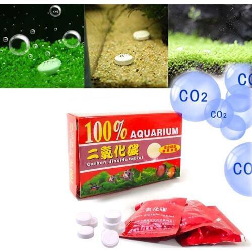 36pcs/box Aquarium CO2 Carbon Dioxide Tablets For Plants Aquarium Aquatic Plant CO2 DIY Regulator Fish Tank Aquarium Accessories