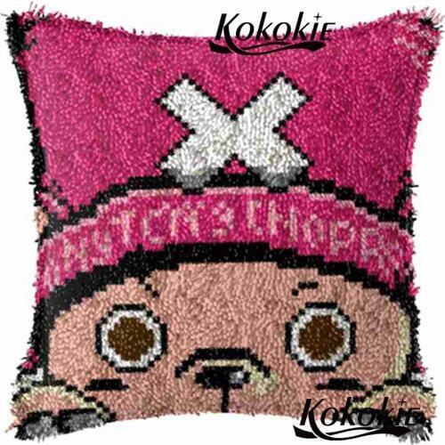 3d embroidery carpet cartoon cross stitch cushions Handmade pillowcase Latch hook rug making kits diy embroider needlework kits