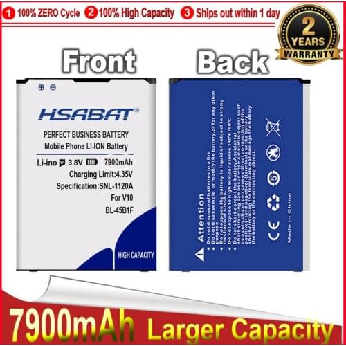 HSABAT 5500mAh BL-45B1F Battery For LG V10 H961N F600 H900 H901 VS990 H968 Battery