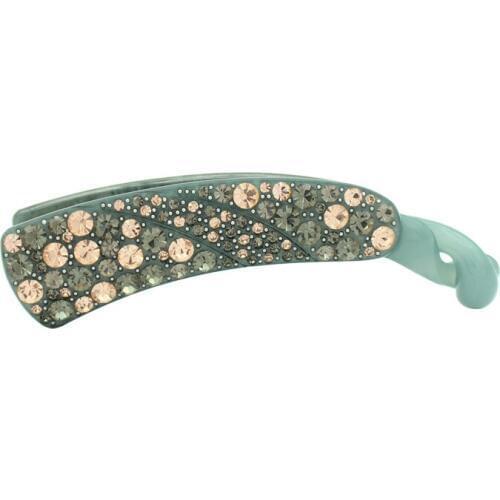 Banana Hairpins for Women Lady Acetate Rhinestone Hair Comb - Hair Jewelry Ornament Accessory for Braids Ponytail Holders Wear