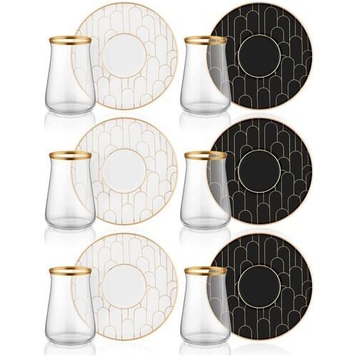 DOLBOVI The Mia Cote Tea Set-6 Person 12 PIECE teaware cup tea handmade bowl beautiful mugs turkish tea set vintage Saucer creative Latte Cup free shipping products service coffee Weights undefined kubki do kawy dropsh